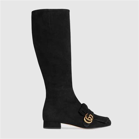 gucci suede knee boots|Gucci boots platform.